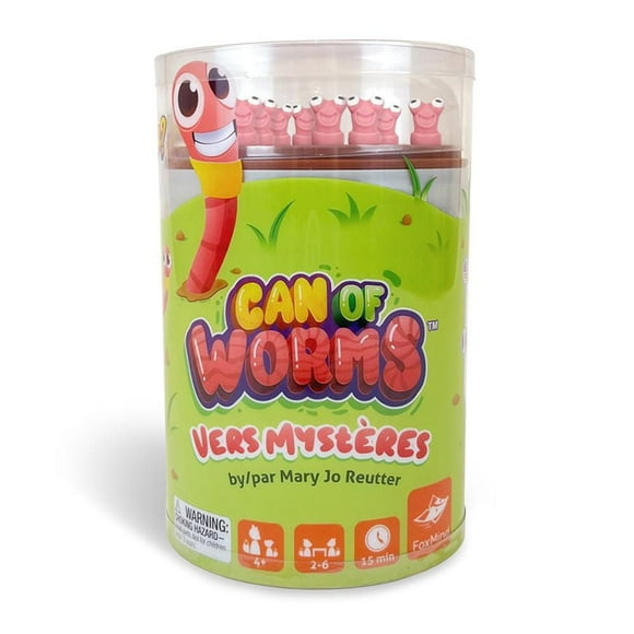 Foxmind Can of Worms – Jeu d’adresse familial – Jeu de société dès 4 ans