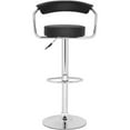 thumbnail image 2 of SAFAVIEH Angus Contemporary 39.4" Swivel Bar Stool, Black, 2 of 4