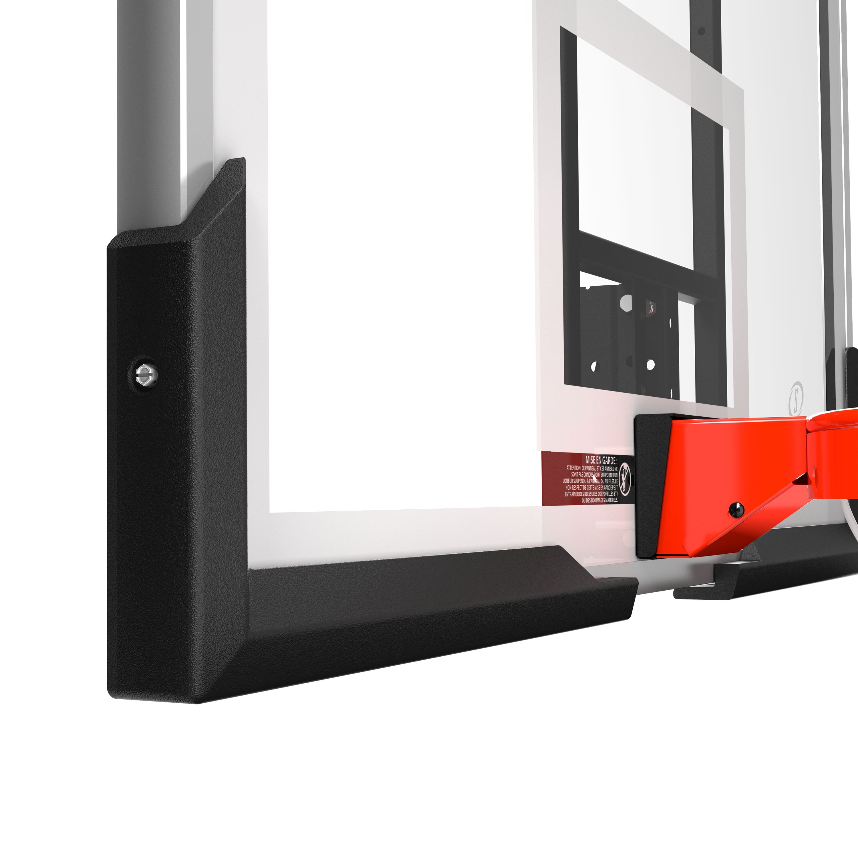 Spalding 54 Inch Performance Acrylic Basketball Backboard and Rim Combo Set with Arena Slam® Rim