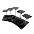 thumbnail image 3 of Elevadores de Acrílico Yotijar Accesorios de soporte Decoración de Estante Trapezoidal Estante de exhibición vertical, 3 of 8