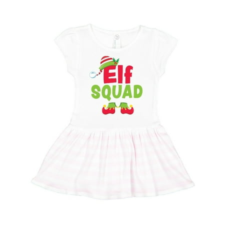 

Inktastic Christmas Elf squad Gift Toddler Girl Dress