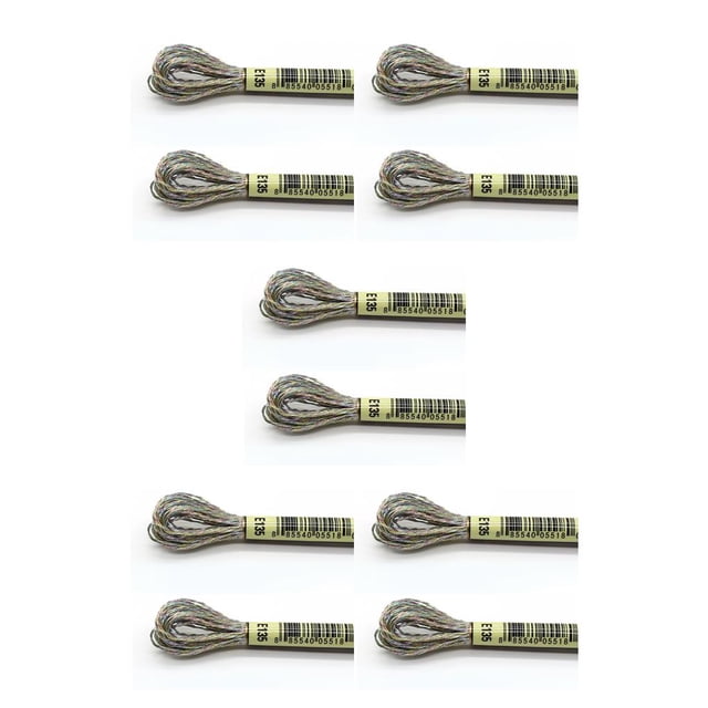 Matsuzay Hilos de bordar de 2 piezas, accesorios metálicos para bricolaje, suministros de cuerdas para manualidades, ovillos de costura para la Type1 NO1