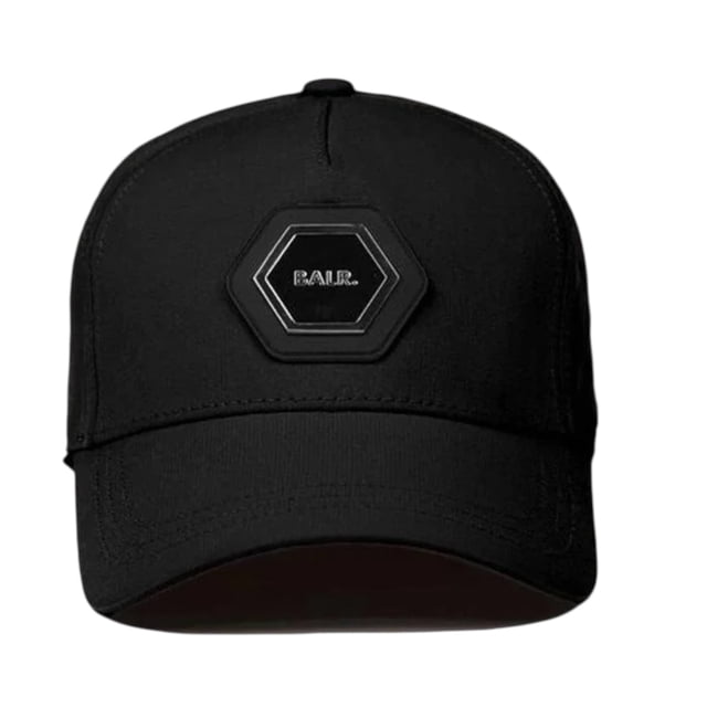 Gorra deportiva BALR Hexline Classic Cap Jet Black