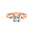thumbnail image 3 of 4 Carat IGI Certified Cushion Shape Lab Grown Diamond Engagement Ring | 14K Rose Gold | Azalea Classic Solitaire Diamond Ring | FG-VS1-VS2 Quality Friendly Diamonds, 3 of 5