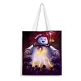 thumbnail image 1 of Ghostbusters Bolso de tela con estampado de lienzo para mujer, bolsa de compras reutilizable y estética, con cremallera interior, regalo para mujer,40*40cm., 1 of 6