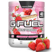 (2 pack) G Fuel Elite Energy and Endurance Tub, Strawberry Shortcake, 40 Servings