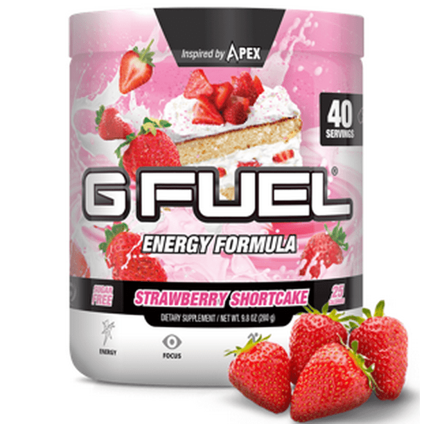 G Fuel Elite Energy And Endurance Tub Strawberry Shortcake 40 Servings Walmart Com Walmart Com