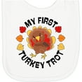 thumbnail image 2 of Inktastic My First Turkey Trot Newborn Bib, 2 of 3