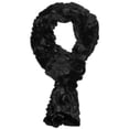 thumbnail image 2 of 2Chique Boutique Women's Faux Fur Black Pull Through Sequin Scarf, 2 of 4
