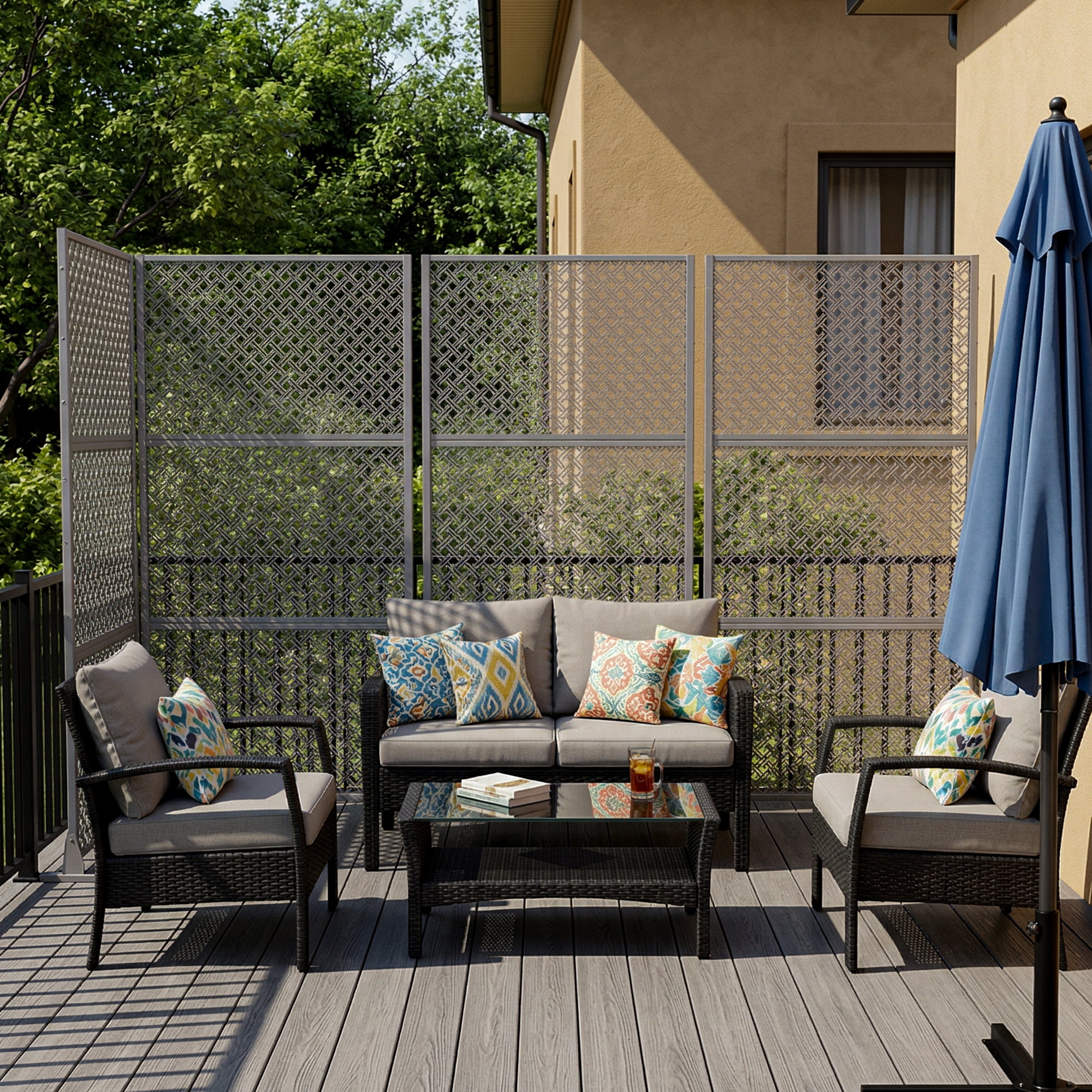 Outdoor Metal Privacy Screen