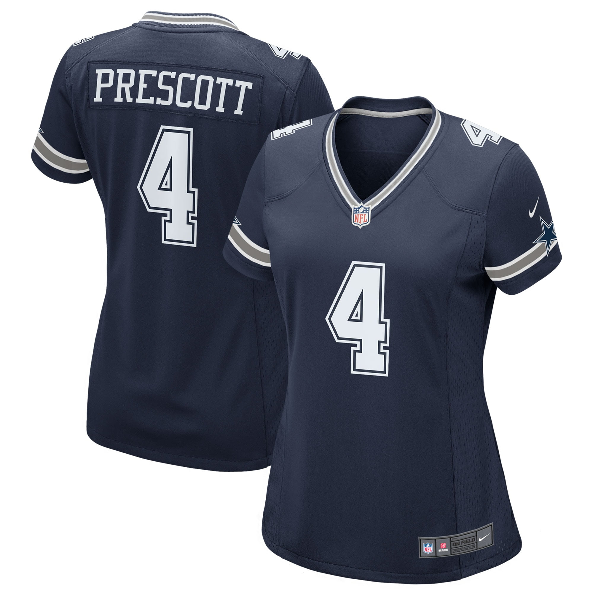 Dak Prescott Dallas Cowboys Nike Women's Game Team Jersey Navy