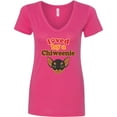 thumbnail image 3 of Inktastic Chiweenie Dog Women's V-Neck T-Shirt, 3 of 5