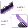 thumbnail image 2 of Hair Dye Tools Makeup Gadgets Teasing Brush and Comb Set: Dual Hair Brush Rat Tail Comb Professional Hair Styling Tools for Salon Hairstylist Women Men Purple Hair Dye Tools Makeup Gadgets, 2 of 5