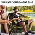 thumbnail image 3 of Slsy Heated Camping Chair Oversized with Armrest & Cooler Bag, XL Folding Outdoor Chair for Adults, 3-Level Adjustable Heated Seat for Sports, Camping, Lawn, 3 of 9