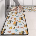 thumbnail image 2 of Kitchen Rugs Sets Of 2,Cartoon Construction Vehicles Helmets Anti Fatigue Kitchen Mat Rugs Non Slip Washable,Decorative Kitchen Floor Mats for Kitchen,Sink,Laundry,17"x47"+17"x47", 2 of 5