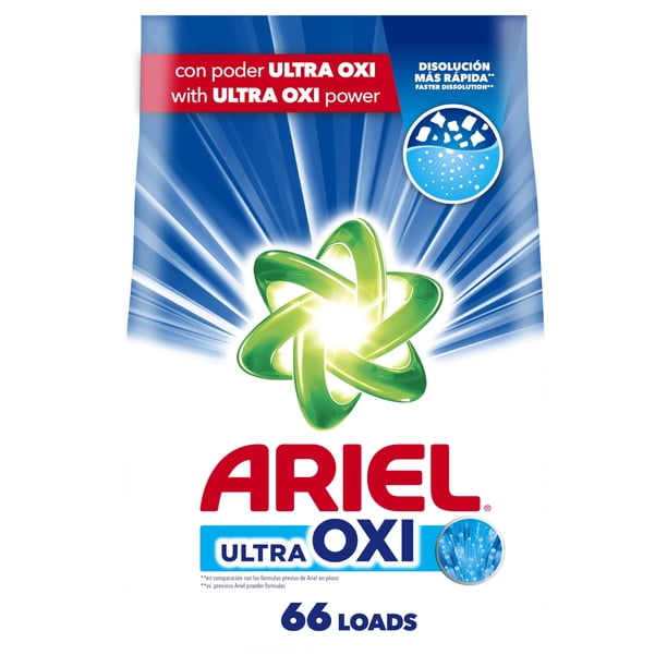 Detergente para ropa Ariel Ultra Oxi Powder 3.1 L 66 cargas