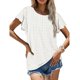 thumbnail image 3 of Top de manga con volantes de verano,Top de verano con volantes para mujer Top de manga con volantes de mujer Camiseta casual de verano Resultados impresionantes, 3 of 6