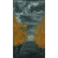 thumbnail image 2 of August Strindberg 15x24 Black Ornate Framed Double Matted Museum Art Print Titled: The Avenue (1903), 2 of 5