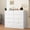 White, variant on YWEN White 8 Drawer Dresser with Gold Handle for Bedroom,Modern Tall Deep Drawer Dresser, Chest of Drawer for Bedroom, Storage Organizer Furniture for Closet,Hallway