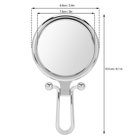 Rdeghly Cosmetic Mirror Magnifying, Telescoping 5x Magnified Makeup Mirror