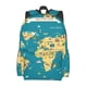 thumbnail image 2 of Disketp World Map With Landmarks Mochila Escolar de Gran Capacidad y Peso Ligero, Mochila de Viaje Ideal para Escuela, Trabajo y Uso Diario, Cómoda y con Estilo, 2 of 8