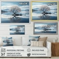 thumbnail image 4 of Designart "White Tree Shades Of Calm" Landscape Trees Floater Framed Canvas Art Print, 4 of 7