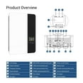 thumbnail image 4 of 3.5KW/5KW Hybrid Solar Inverter 48V 230V MPPT 80A/100A Pure Sine Wave Inversor Can Work Without Battery Support Wifi ,Easy to Installation, 4 of 7