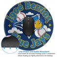 thumbnail image 2 of Toronto Baseball JB Round Non-Slip Rubber 4 PCS 8in Mouse Pad 3mm Thick Polyester Surface for Office Gaming PC, Bluebird Mouse Pad LS488, 2 of 7