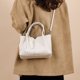 thumbnail image 3 of Bolso Transporte Elegante Cuero Vegano Mujer Hombro Vaca, 3 of 8