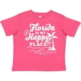 thumbnail image 3 of Inktastic Florida is My Happy Place with Palm Trees Boys or Girls Toddler T-Shirt, 3 of 5