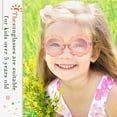 thumbnail image 4 of 3 Pcs Lunettes de Soleil Rondes à Fleurs Mignonnes pour l'Extérieur et la Plage Lunettes de Soleil Lunettes pour Enfants, 4 of 7