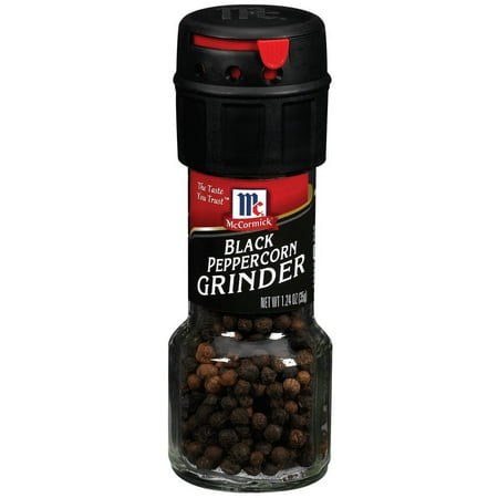 McCormick® Blacl Peppercorn Grinder, 1 oz. Bottle