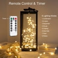 thumbnail image 5 of RESNICE Star String Lights Plug in,80FT 240 LEDs Star Fairy Lights,Waterproof Starry Light with 8 Modes Remote for Outdoor Indoor Christmas Wedding Garden Ramadan Decor,Silver Wire,Warm White, 5 of 8