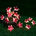 thumbnail image 2 of LusLog-pro Pink Flower String Lights, Romantic Aesthetic Fairy Lights for Bedroom Decor, 30 LED 10ft Battery Operated, Ideal for Summer Luau Party, Wedding, Kids Room Accent Lighting, 2 of 6