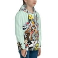 thumbnail image 3 of Daffy Duck Teen Boys Girls Hoodies Cartoon Graphic Hooded Sweatshirts Casual Pocket Pullover Coat for Kids, 3 of 8