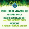 thumbnail image 3 of Whole Earth & Sea from Natural Factors, Vitamin D3 1000 IU (25 mcg), Whole Food Supplement, Vegan, 90 Capsules, 3 of 9