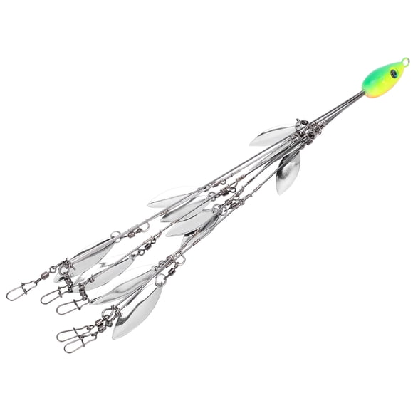 Fishing Umbrella Rig, Strong Excellent High Performance Umbrella Rig, Home for Friends Parents Fishing Green,Pink,Dark Blue