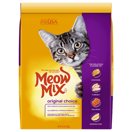Meow Mix Original Choice Dry Cat Food, 16-Pound