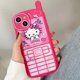 thumbnail image 4 of Funda de dibujos animados para iPhone 13, funda retro kawaii con espejo de maquillaje, suave, a prueba de golpes, de TPU, para niñas, niños y adolescentes., 4 of 5