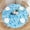 Daisy, variant on Round Fitted Vinyl Tablecloth with Elastic Edge 100% Waterproof Oil Proof PVC Table Cloth Wipe Clean Table Cover for Indoor and Outdoor, Daisy, 36"- 44"