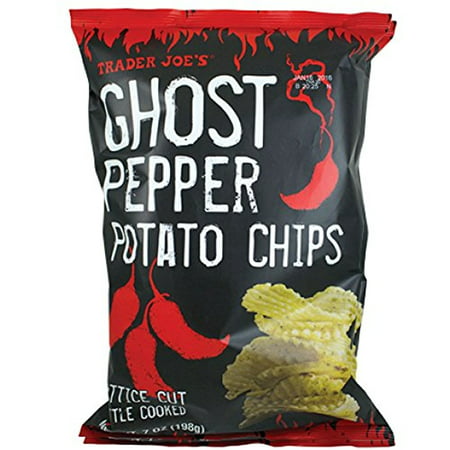 Trader Joe's Ghost Pepper Potato Chips - 7 oz. (Best Snacks At Trader Joe's)