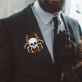 thumbnail image 3 of Guardoinrt Unique And Festive Ambiance Punk Halloween Enamel Pin Brooch For Halloween Parties With Multiple Spider Skeleton 1Set, 3 of 6