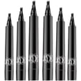thumbnail image 2 of Pluma para barba pluma de relleno JYE 6 Boligrafos para barba bigote y cejas, color negro, fácil de aplicar, impermeable, ideal para cubrir huecos y cubrir canas, apariencia mas abundante natural, 2 of 7