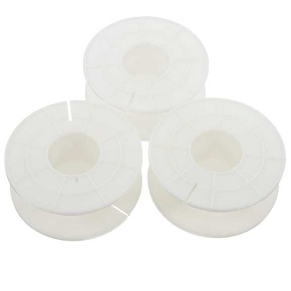 Beaupretty Compact Copper Wire Reel White Plastic Cord Carrier for Easy Installation