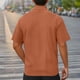 thumbnail image 3 of Camisetas de Manga Larga para Hombre Algodón Turndown Pullover Sólido Camiseta de Fitness, Mangas Cortas Deportes Y Blusa Casual, 3 of 8