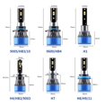 thumbnail image 4 of 2Pcs IP68 Waterproof Car LED Headlight Bulbs LED Driving Lamp All-in-one Conversion Kit 50W H1, 4 of 4
