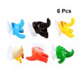 thumbnail image 5 of OUNONA 6Ud Animal Hook De Plástico Con Ventosa Color Surtido Para Y Orden En El Hogar, 5 of 5