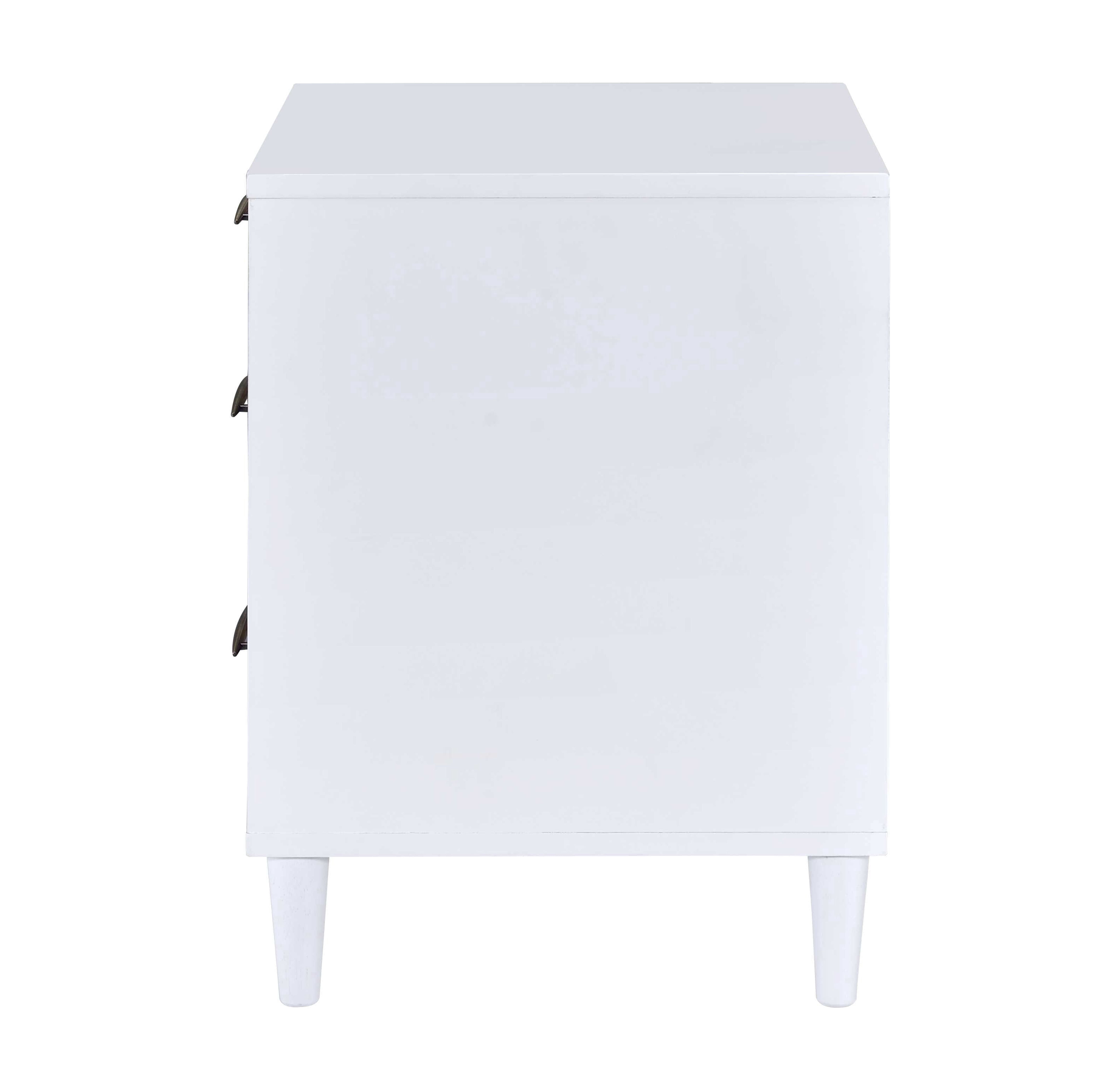 Accent Table White & Weathered Oak Finish
