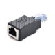 thumbnail image 4 of Adaptador Ethernet Cat5E/Cat6 Rj45, paquete de 2 adaptadores Ethernet macho a hembra Rj45/8P8C de ángulo recto de 90 grados compatible con Cat6/Cat5E (Ad, 4 of 4