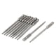 thumbnail image 1 of Bits de destornillador de seguridad Torx magnético T8 de 100 mm de longitud y 1/4" de vástago hexagonal, 10 piezas, 1 of 4